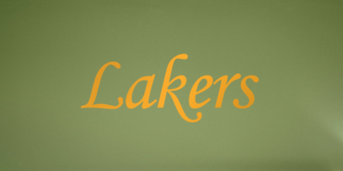 Lakers Decal