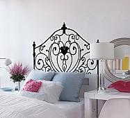 Wrought Iron Headboard Decal