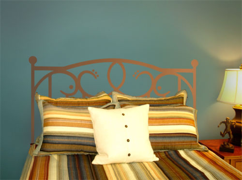 Iron Headboard Decal