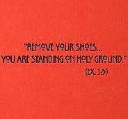 Standing On Holy Ground Wall Decals   