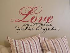 Love Definition | Wall Decals