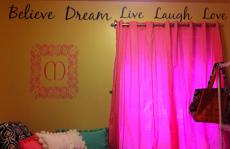 Believe Love Dream | Wall Decals