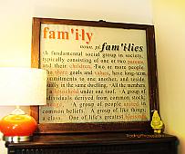 Definition of Family Wall Decal