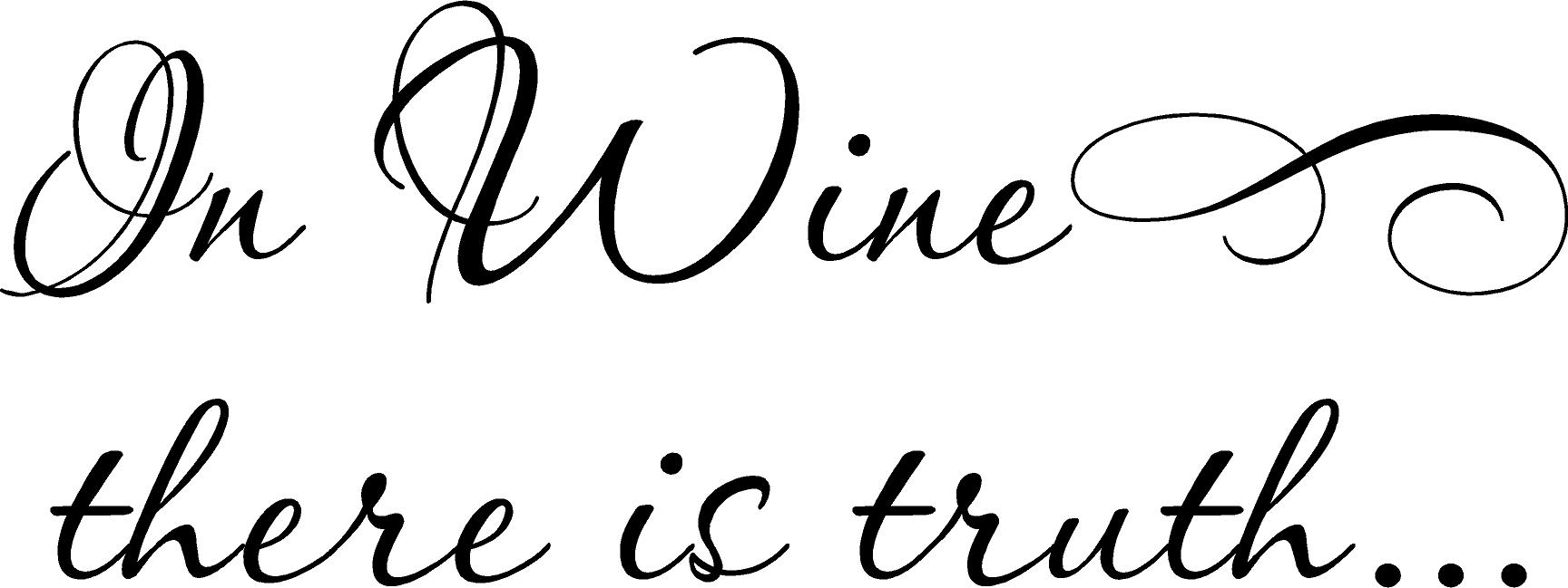In wine there is truth
