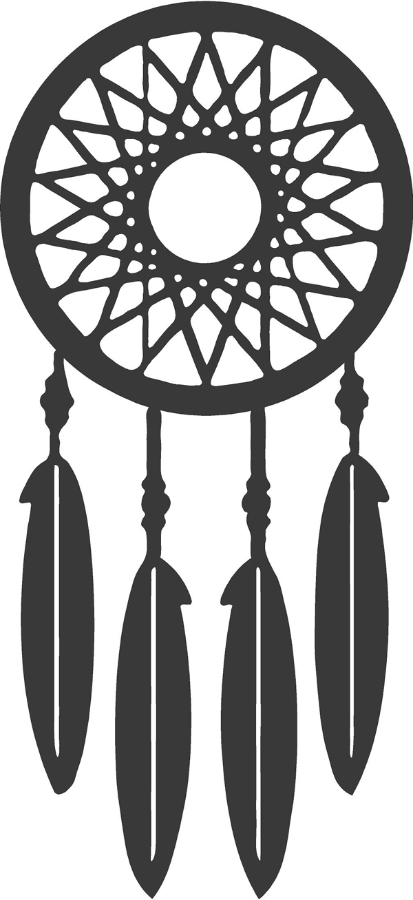 Dreamcatcher design (UTH1456) from 5.87"w