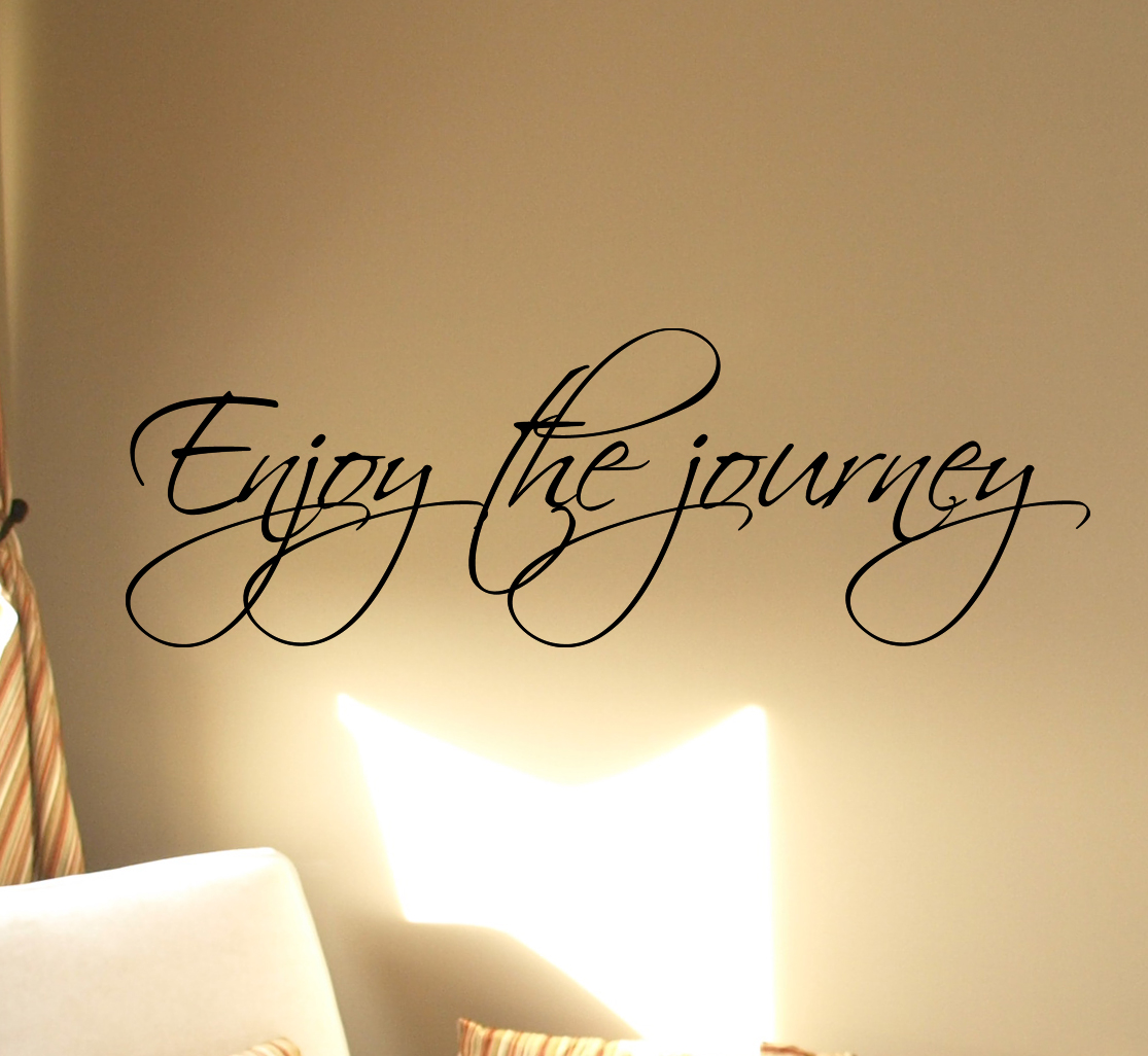 Enjoy The Journey | Wall Decals - Trading Phrases