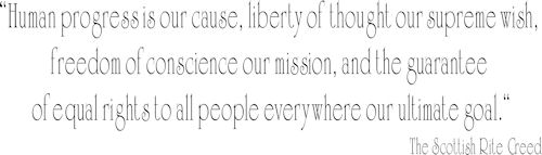 Scottish Rite Scottish Rite Creed | RM. Scottish Rite Scottish Rite Creed | RM.