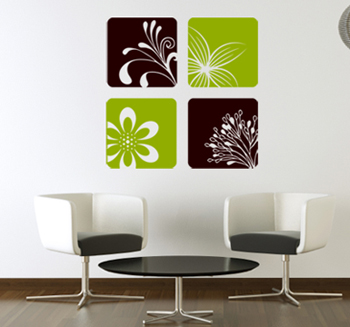 Nature Squares 1 | Wall Decals