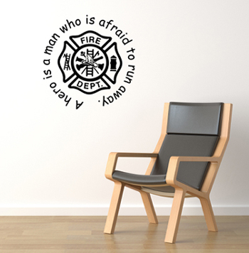 A Hero Fire Fighter | Wall Decals