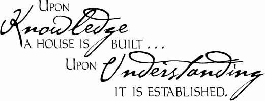 Upon Knowledge | Wall Decals