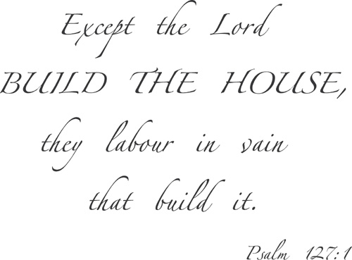 Build The House | Wall Decals