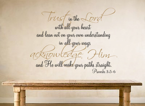 Trust in the Lord | Wall Decals