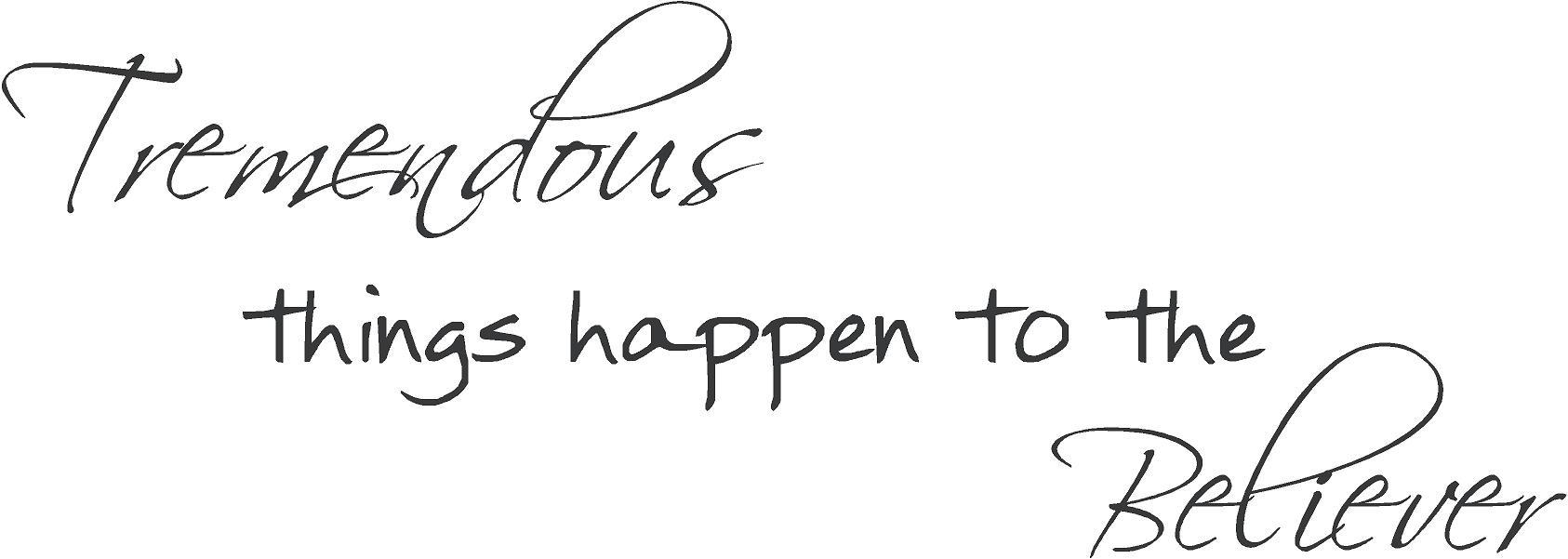 Tremendous Things | Wall Decals