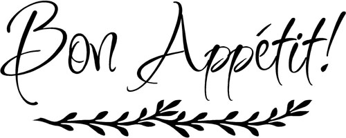 Bon Appetit Wall Decal