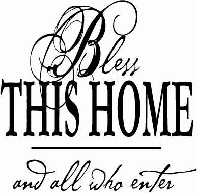 Bless Home Enter | Wall Decals