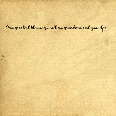 Blessings Grandma Grandpa | Wall Decals