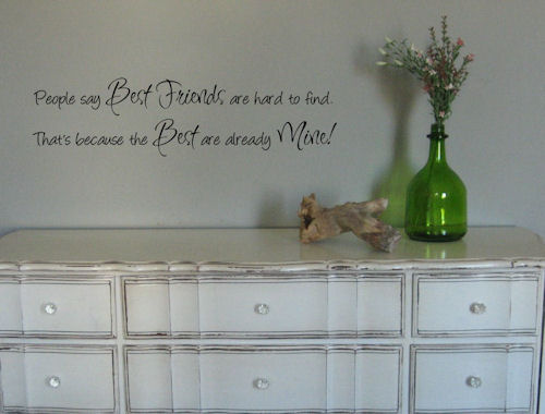 Best Friends Mine Wall Decals   