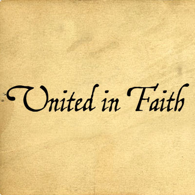 United In Faith Wall Decals   