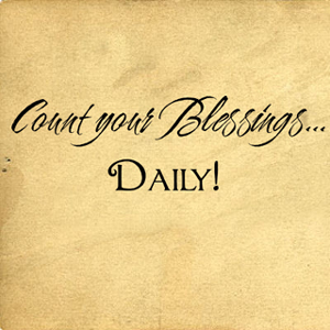 Count Your Blessings Daily | Wall Decals