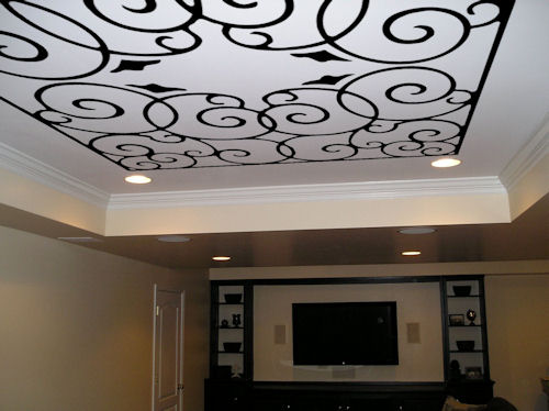 Wrought Iron Panel Giant Wall Decals