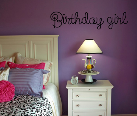 Birthday Girl Boy Wall Decals 