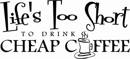 Cheap Coffee | Wall Decals