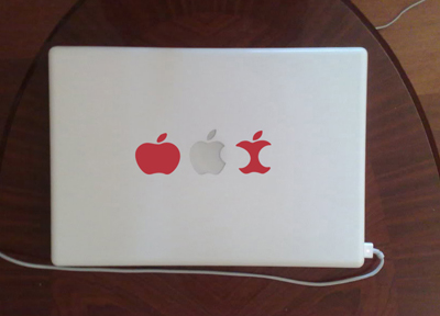 Apple Eating | Laptop Skins