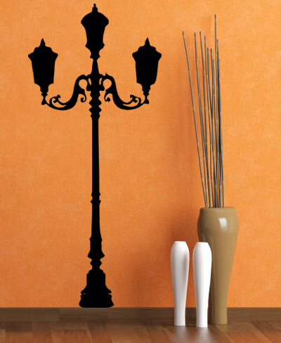 Triple Lamppost | Wall Decals