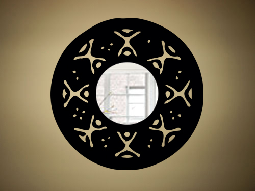 African Circle Frame | Wall Decals
