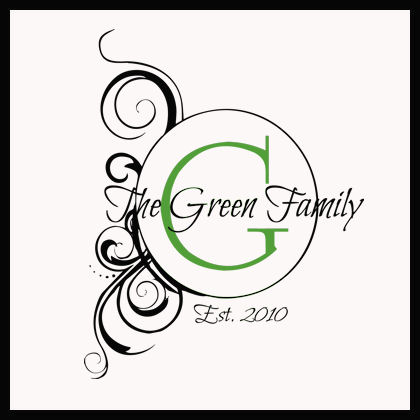Artsy Family Monogram Wall Decals  