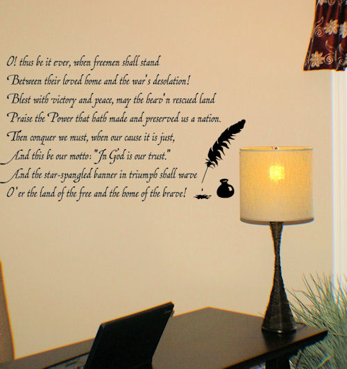 Star Spangled Banner | Patriotic Wall Decals