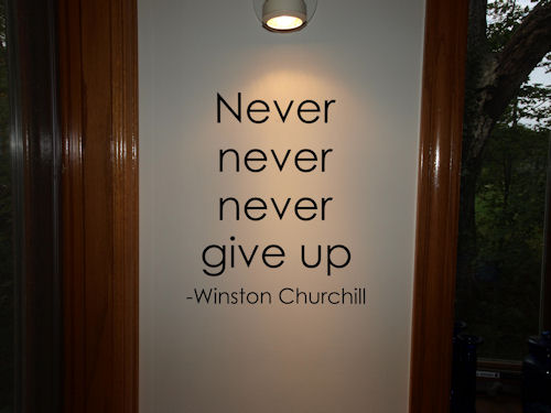 quotes on never giving up. Never Give Up | Wall Decals