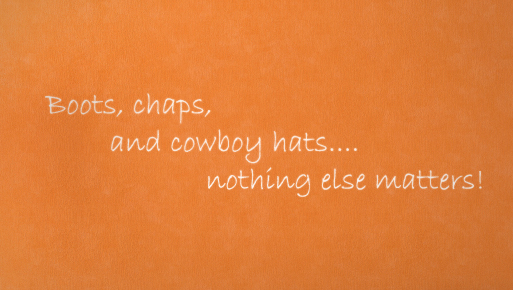 Boots Chaps and Spurs Decal