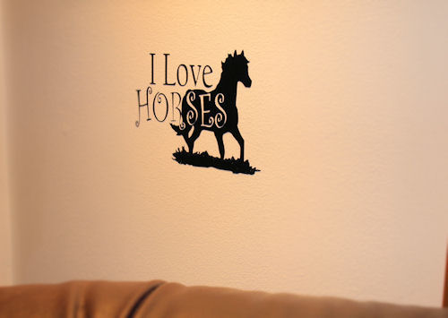 I Love Horses | Wall Decals