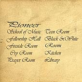 Room Titles Wall Decals  