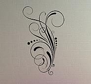 Tall Swirl Dot Wall Decals   