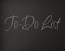 To Do List Wall Decals  