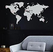 Places We've Been Map Wall Decals  