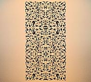 Tall Arabesque Pattern Wall Decals  