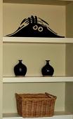 Peek Monster Wall Decal