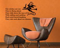 Witches Are Out Wall Decal