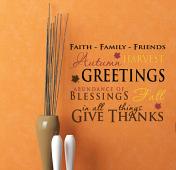 Thanksgiving Wall Decal