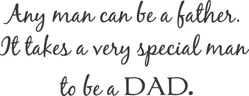 Special Man Dad | Wall Decals - Trading Phrases