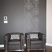 Iron Scrollwork Wall Runner Decal 