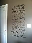 Angelina Font In This House Wall Decal