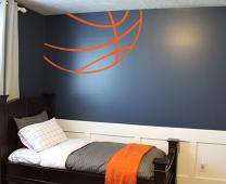 Basketball Lines Wall Decal