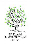 Teacher Sketch Tree Thumbprint Art