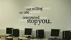 Determined To Learn Wall Decal