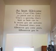 how do you say welcome home in irish