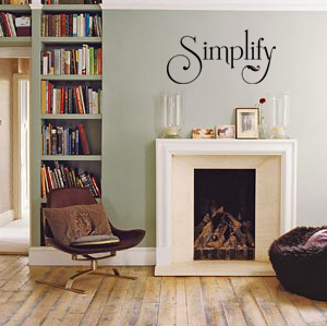 Simplify | Wall Decal